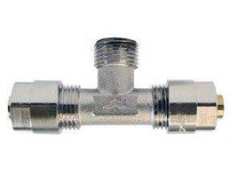 Тройник с наружной резьбой Prandelli Ф20-1/2"